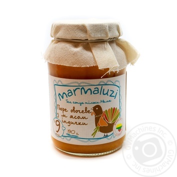 Puree Marmaluzi vegetable for children from 9 months 190g - buy, prices for MegaMarket - photo 1