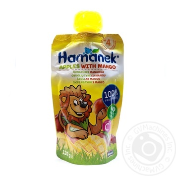 Пюре Hamanek яблуко з манго 120г купити, ціни на МегаМаркет - фото 1