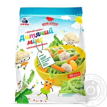 Rud Chef Children's Mix Quick-frozen Vegetable Mix 400g - buy, prices for Vostorg - photo 2