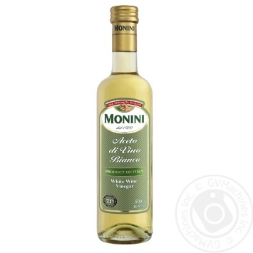 Уксус Monini винный белый 7.1% 500мл купить, цены на МегаМаркет - фото 1