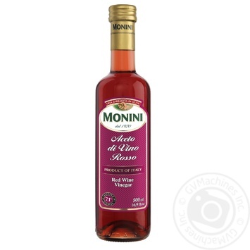 Уксус Monini винный красный 7.1% 500мл купить, цены на МегаМаркет - фото 1