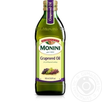 Масло Monini из виноградных косточек 500мл купить, цены на МегаМаркет - фото 1