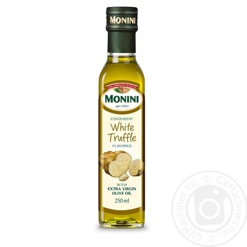 Олія оливкова Monini Extra Virgin з натуральним екстрактом білого трюфеля 250мл купити, ціни на МегаМаркет - фото 1