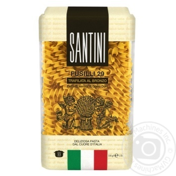 Макаронні вироби Santini Fusilli 29 500г купити, ціни на МегаМаркет - фото 3