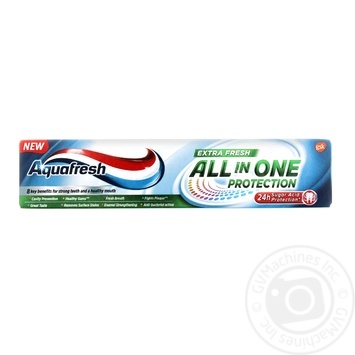 Зубна паста Aquafresh All in One екстра свіжість 100мл х12  купить, цены на МегаМаркет - фото 1