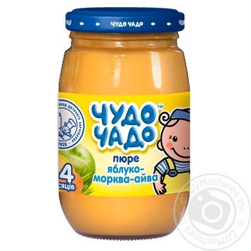 Пюре Чудо-Чадо яблоко-морковь-айва с 4-ех месяцев 170мл купить, цены на МегаМаркет - фото 1
