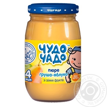 Chudo-Chado apple-pear puree for babies 3 months and older 170ml - buy, prices for MegaMarket - photo 1