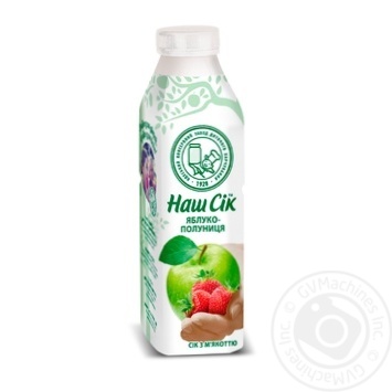 Apple strawberry juice with pulp Nash Sok 500ml - buy, prices for MegaMarket - photo 1