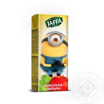 Нектар Jaffa Minions виноградно-яблочный 200мл - купить, цены на Таврия В - фото 2