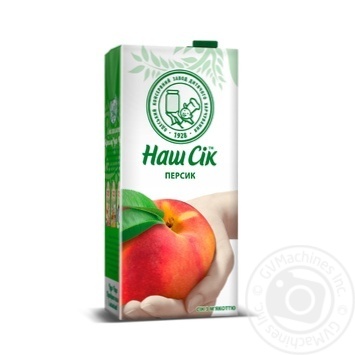 Peach juice with pulp Nash Sok 1,93l - buy, prices for MegaMarket - photo 1