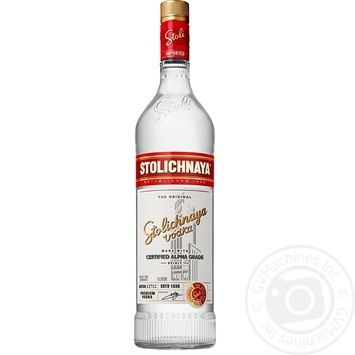 Горiлка Stolichnaya 1000мл купити, ціни на МегаМаркет - фото 1