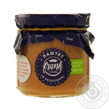 Frank with basil liver pate 200g - buy, prices for MegaMarket - photo 1