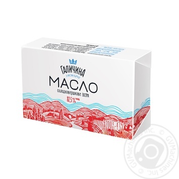 Galychyna Extra Sweet Cream Butter 82.5% 200g - buy, prices for MegaMarket - photo 1