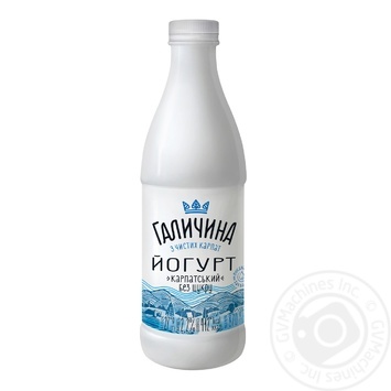 Galychyna Carpathian Sugar-Free yogurt  2,2% 870g - buy, prices for MegaMarket - photo 1