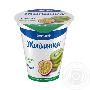 Zhivinka passionfruit-kiwi yogurt 1.5% 280g - buy, prices for MegaMarket - photo 1