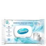 Туалетний папір вологий Smile для дорослих 44шт х20