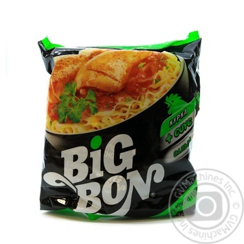 Локшина Big Bon 75 г пак. Курка в соусі Сальса купить, цены на МегаМаркет - фото 1