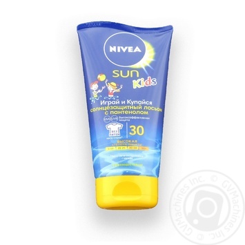 Лосьон Nivea детский солнцезащитный Играй и купайся 150мл - купить, цены на МегаМаркет - фото 1