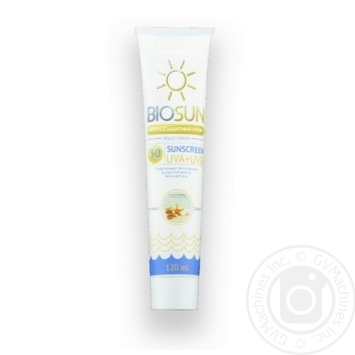 Крем BioSun сонцезахисний SPF30 120мл купити, ціни на МегаМаркет - фото 1