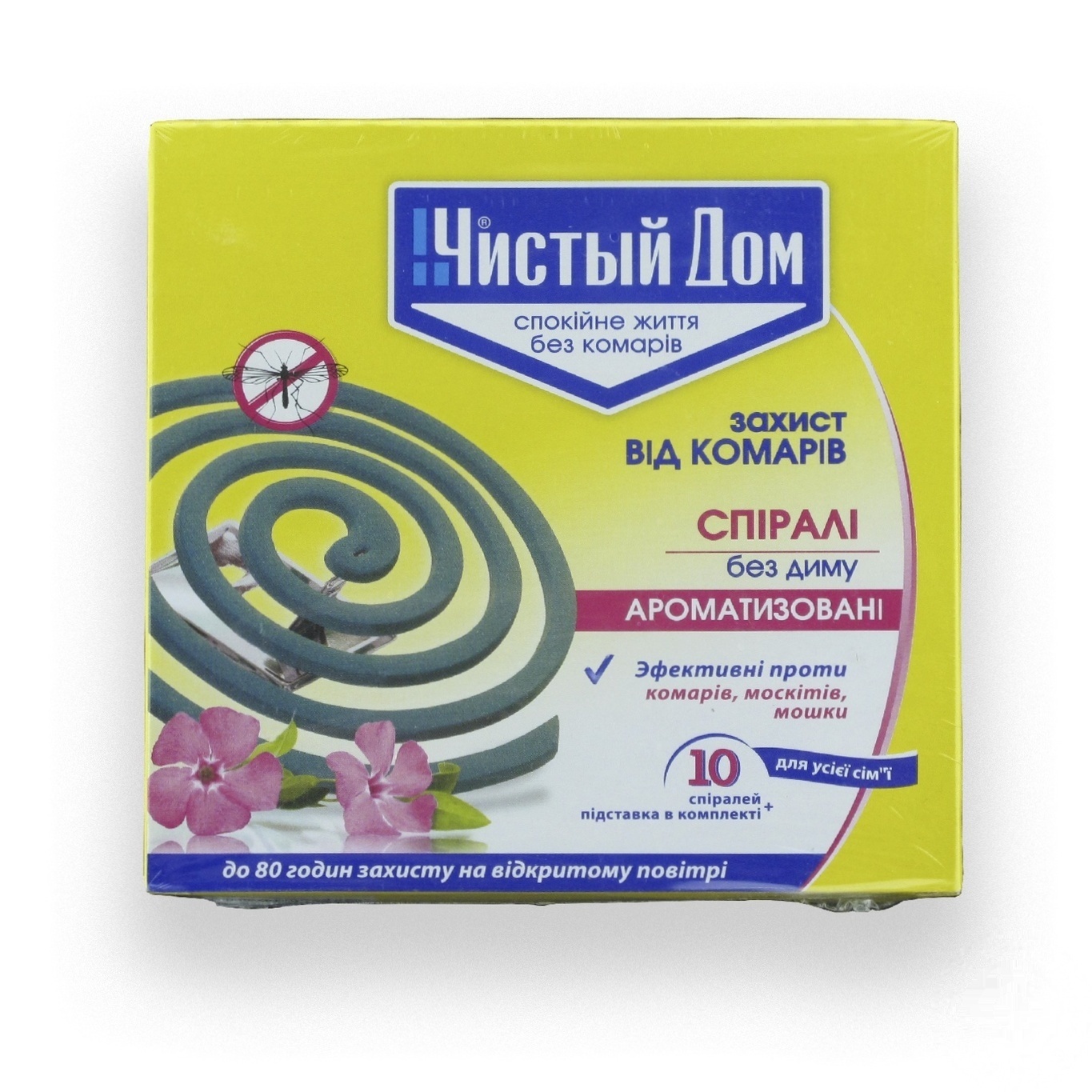 

Спирали от комаров Чистый Дом Ароматизированные 10шт