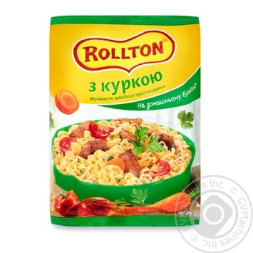 Вермишель Роллтон с курицей быстрого приготовления 60г купить, цены на МегаМаркет - фото 1