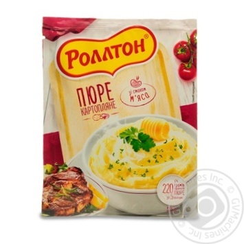Rollton Potato Puree With Meat Flavor - buy, prices for MegaMarket - photo 1