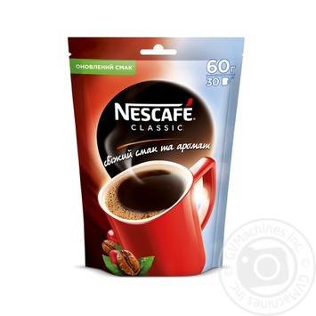 Кофе Nescafe Classic растворимый 60г купить, цены на МегаМаркет - фото 1