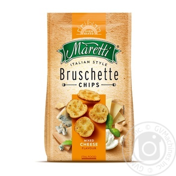 Maretti with cream mix cheese bruschette chips 70g - buy, prices for MegaMarket - photo 1