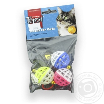 Toy Topsi for pets 4pcs - buy, prices for MegaMarket - photo 1