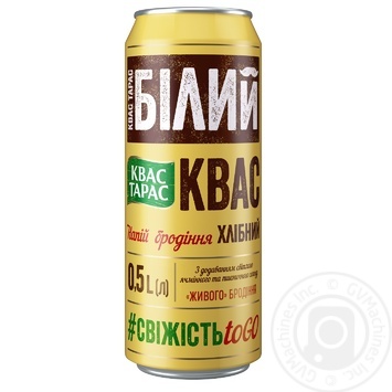 Kvas Taras white kvass 500ml - buy, prices for MegaMarket - photo 1