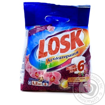 Порошок Losk 1,2 кг автомат Малазійські квіти купити, ціни на МегаМаркет - фото 1