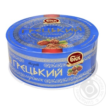 Торт БКК Греческий орешек 450г купить, цены на МегаМаркет - фото 1