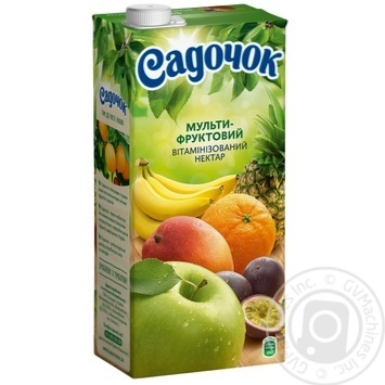 Нектар Садочок мультифруктовый 1,93л купить, цены на МегаМаркет - фото 1