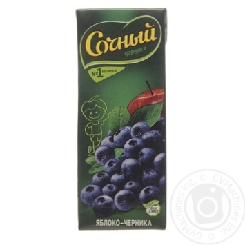 Nectar Juicy with blueberries with pulp for children from 5 months - buy, prices for MegaMarket - photo 1