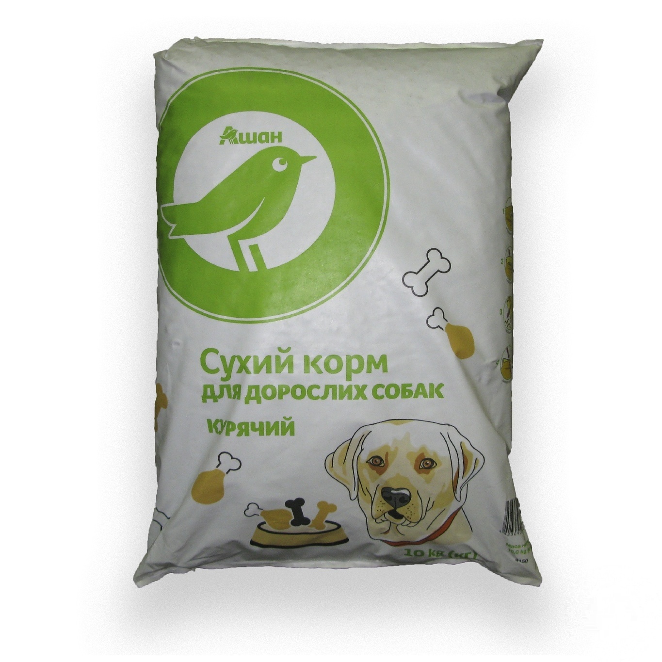 

Сухой корм Ашан для взрослых собак куриный 10кг