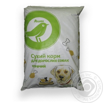 Auchan Chicken Dry Dogs Feed 10kg - buy, prices for Auchan - photo 2