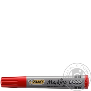 Маркер BIC перманентный красный 2000 - купить, цены на Auchan - фото 1