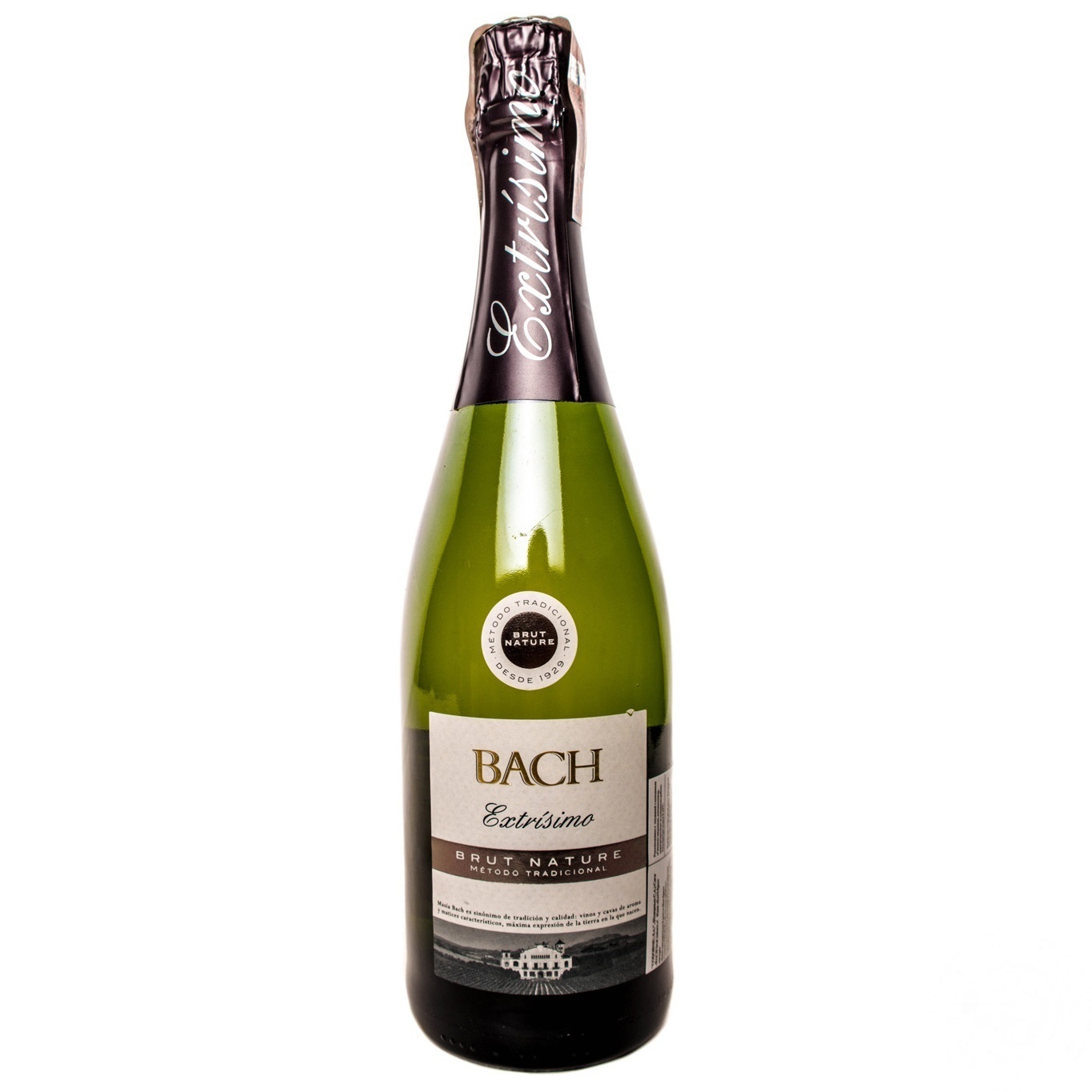 

Вино игристое Bach Extrisimo Brut Nature белое сухое 11,5% 0,75л