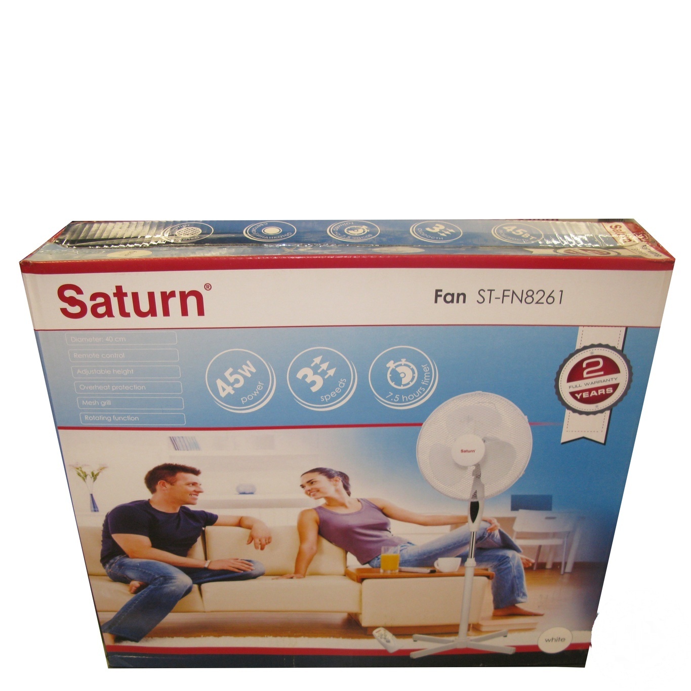 

Вентилятор Saturn с пультом ДУ 45W ST-FN8261