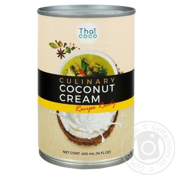 Thai Coco culinary coconut cream 400ml - buy, prices for Vostorg - photo 1