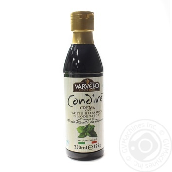 Varvello With Peppermint Essential Oil Balsamic Vinegar Di Modena Sauce 250мл - buy, prices for NOVUS - photo 1