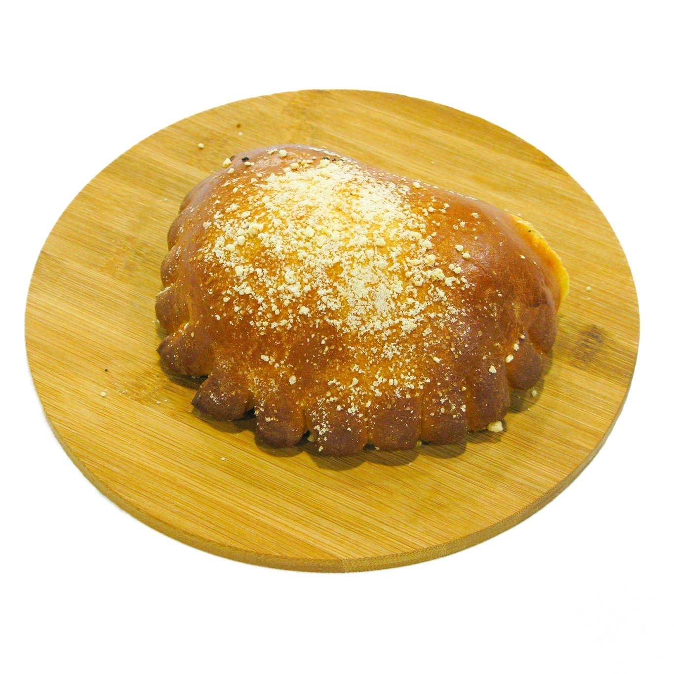 

Булочка сдобная с малиной
