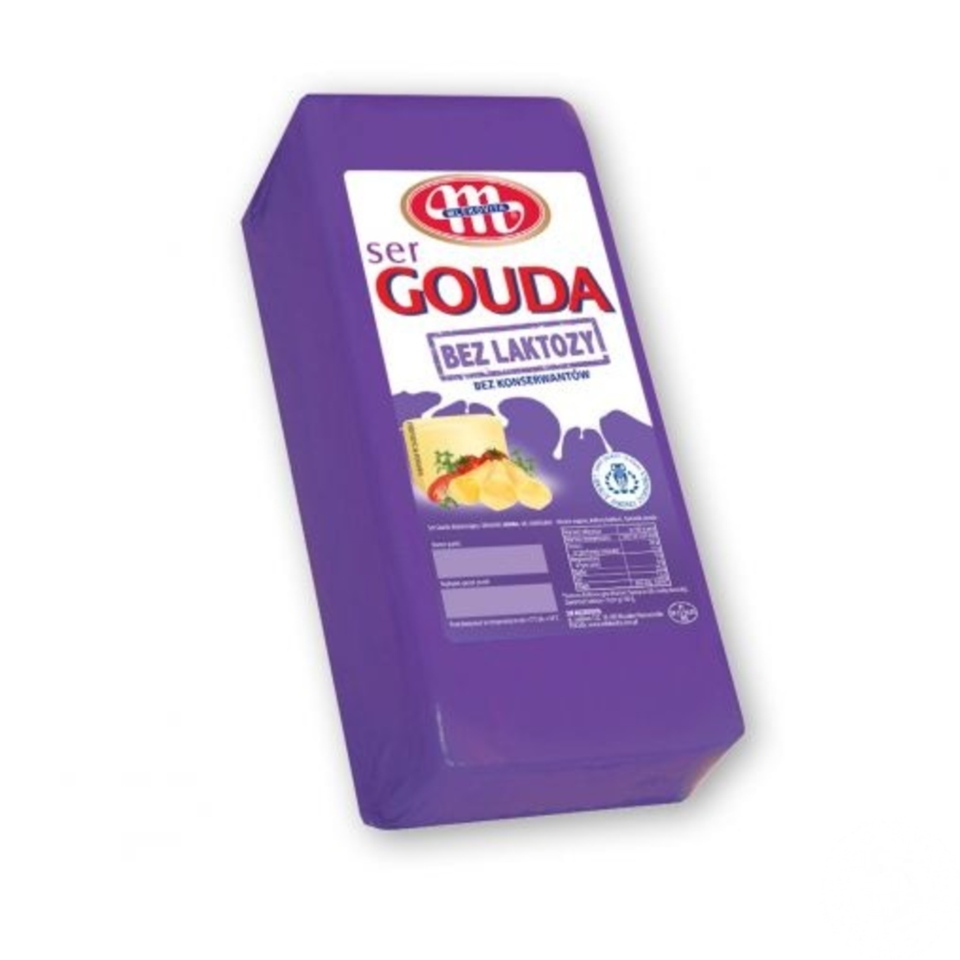 

Сыр Mlekovita Гауда безлактозный 45%