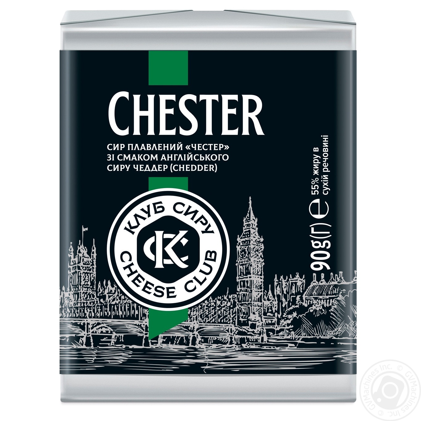 

Сыр плавленый Клуб Сыра Честер со вкусом Чеддер 55% 90г