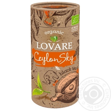 Чай чорний Lovare Оrganic Ceylon Sky 60г - купити, ціни на Auchan - фото 1