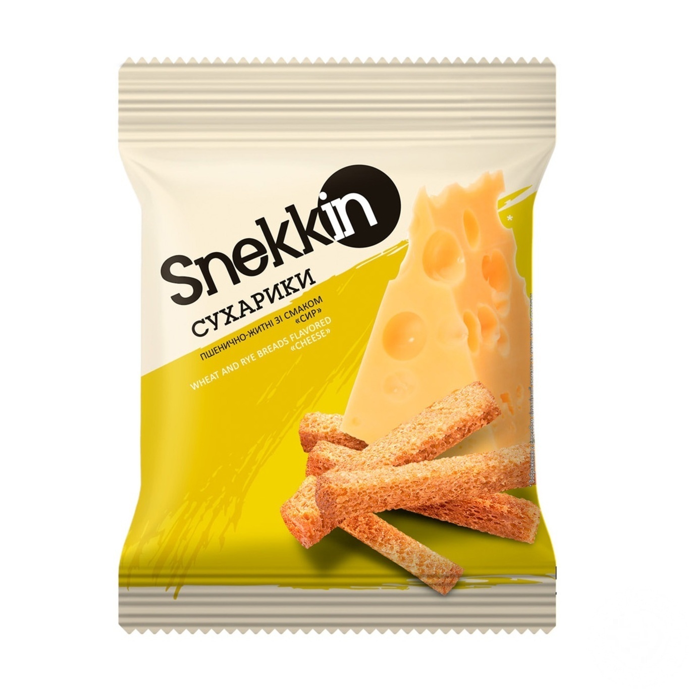 

Сухарики Snekkin пшенично-ржаные со вкусом сыра 70г