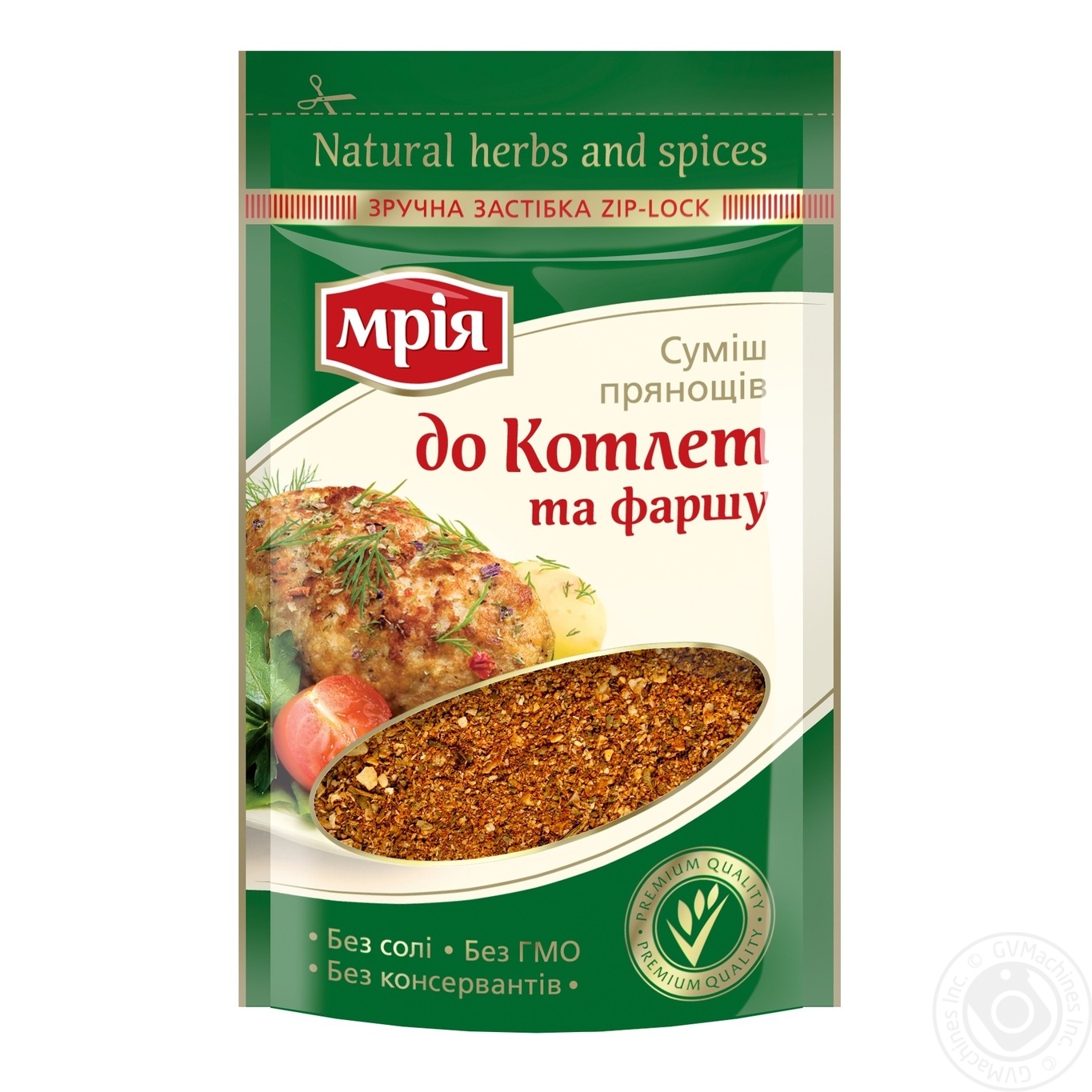 

Смесь пряностей Мрия К котлетам и фаршу 20г