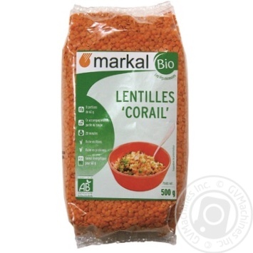 Markal Bio red lentil 500g - buy, prices for ULTRAMARKET - photo 1