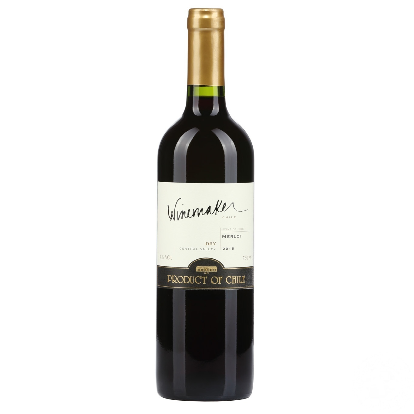 

Вино Winemaker Merlot красное сухое 13% 0,75л