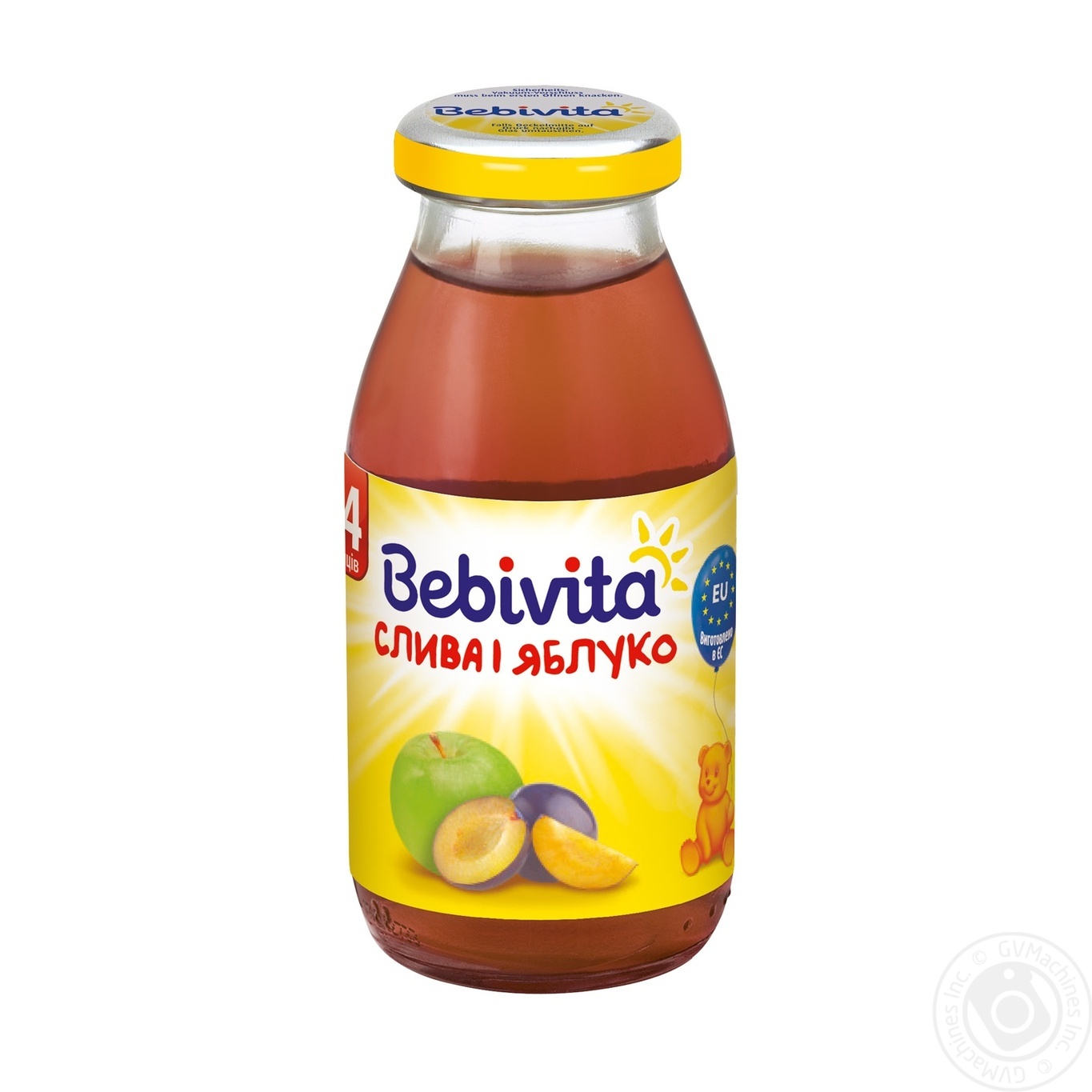 

Нектар фруктовый Bebivita Слива и яблоко для детей с 4 месяцев 200мл